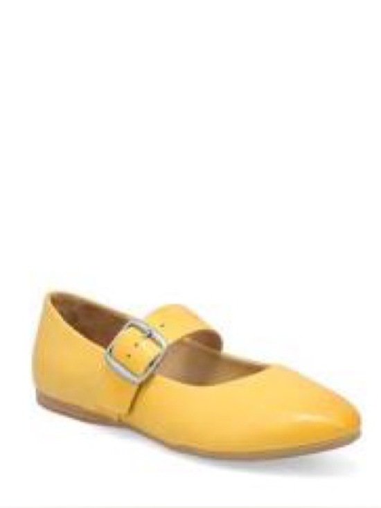 Miz Mooz Shoes - Miz Mooz Kaity Mary Jane Yellow Ochre Women’s Flat